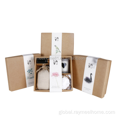 Natural Reed Diffuser 70g scented candle and 10ml oil scented sachet Supplier
